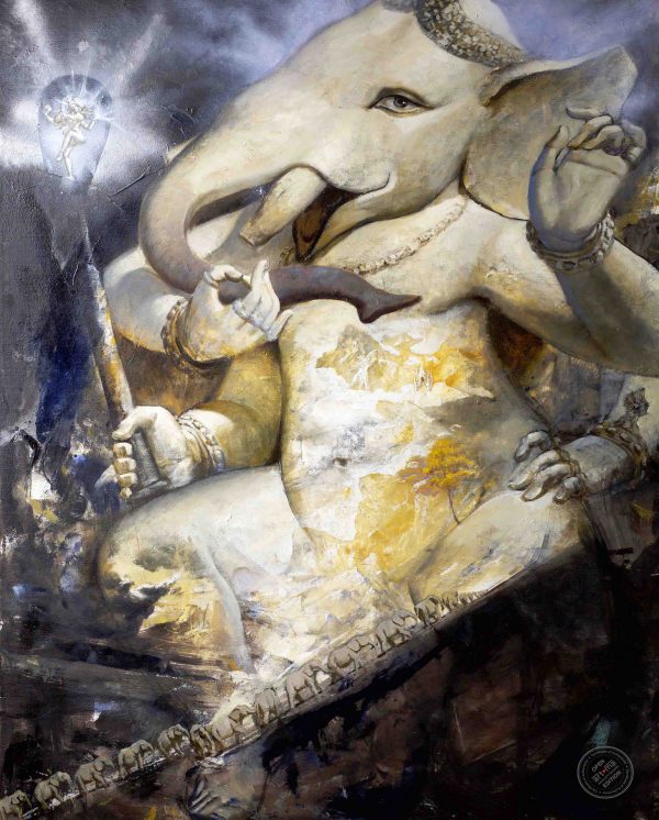 Lord Ganesh Artwork Medium