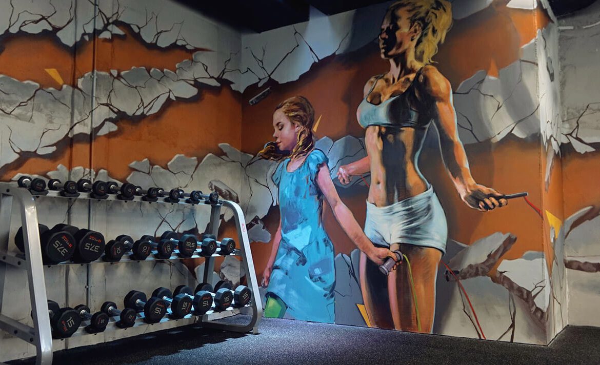 Athletic-Fitness Mural